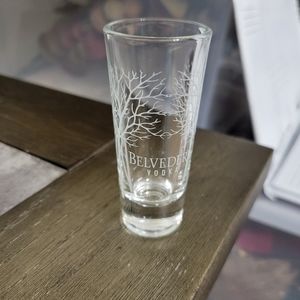 Belvedere Vodka Shot Glass Collectable Etched